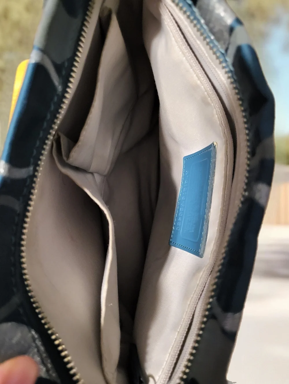 Coach signature stripe